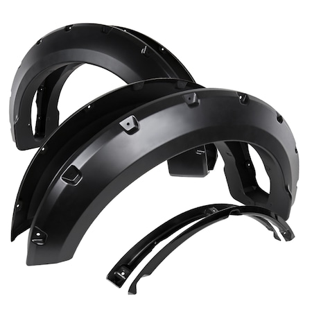 Spec-D Tuning 15-Up Ford F150 Fender Flares Matte  FDF-F15015A-PK-MP